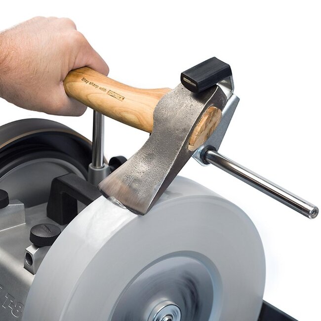 Tormek Slijpmal voor bijlen – precisie en gebruiksgemak – instelbare slijphoek