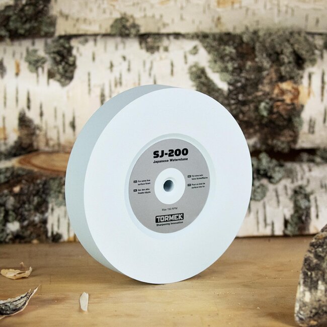 Tormek Japanse watersteen – spiegelglad polijsten – korrel 4000 – Ø 200 mm – blauw