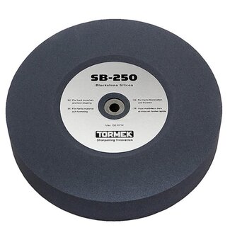 Tormek Slijpsteen voor hardmetaal – instelbare korrel 220-1000 – siliciumcarbide – Ø 250 mm – zwart