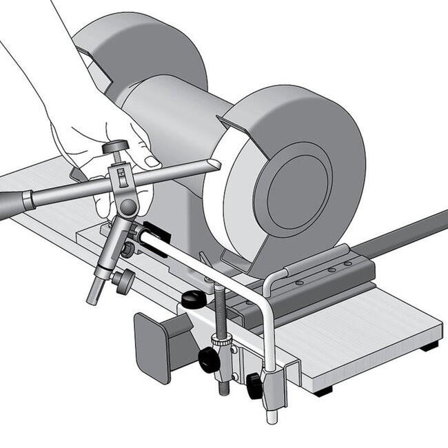 Tormek Converter voor Bankslijper – Compatibel met Slijpmallen – Duurzaam Staal en Aluminium