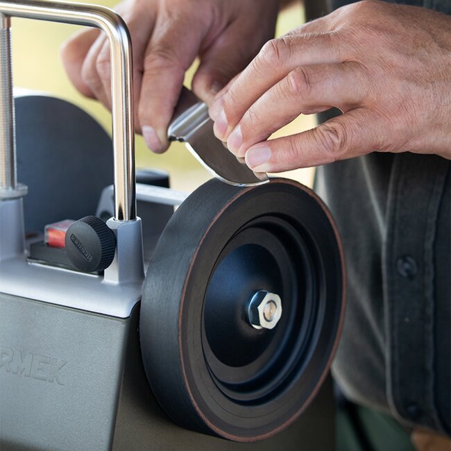 Tormek Lederen wetschijf – precisie polijsten – 145 mm – duurzaam en milieuvriendelijk