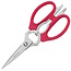 Messermeister Universele Keukenschaar 20cm – Multifunctioneel en Ergonomisch – Rood