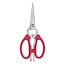 Messermeister Universele Keukenschaar 20cm – Multifunctioneel en Ergonomisch – Rood