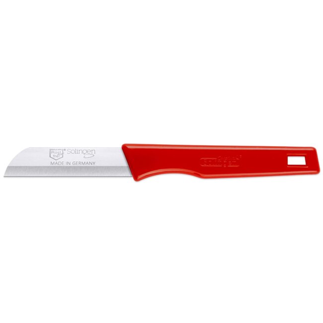 Solingen Schilmesje – RVS Glad – 16 cm – Rood – 10 Stuks