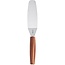 Triangle Flexibel Paletmes 12 cm – Pruimenhouten Heft – Stijlvol Cadeau