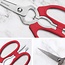 Messermeister Universele Keukenschaar 20cm – Multifunctioneel en Ergonomisch – Rood