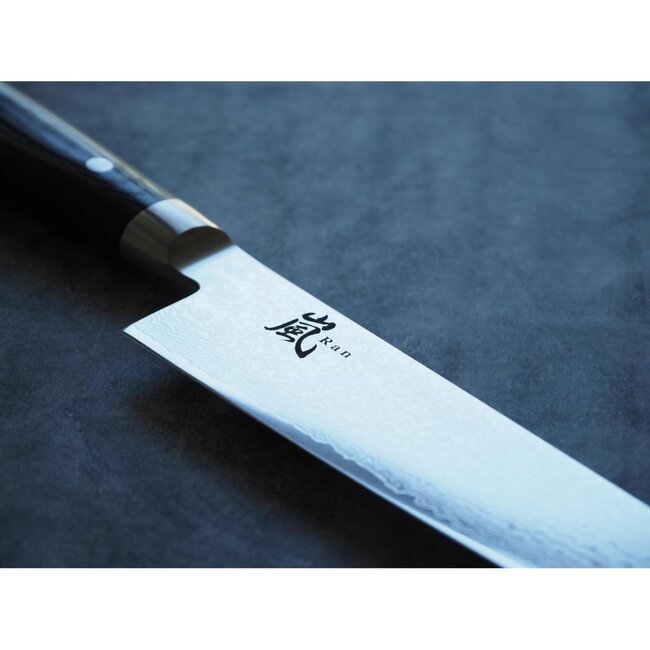 Yaxell Ran Koksmes 24 cm – 69 Lagen Damaststaal – VG10 Staal – 61 HRC – Canvas-Micarta Heft