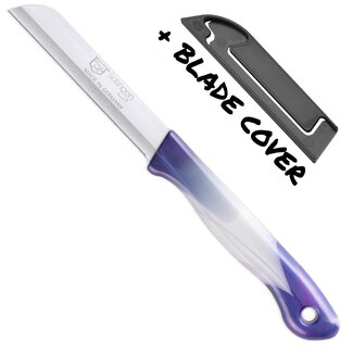 DKS Solingen Tomatenmes – Gekarteld RVS Lemmet – 19,5cm – Paars/Wit