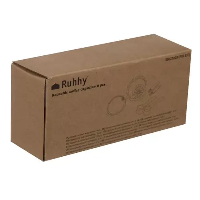 Ruhhy Herbruikbare koffiecapsules – set van 6 – milieuvriendelijk – compatibel met Dolce Gusto – veelzijdig gebruik