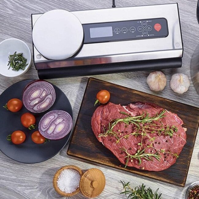 Ruhhy Vacuümmachine – Compact & Krachtig – Inclusief Accessoires – Reisvriendelijk – 36,5 cm