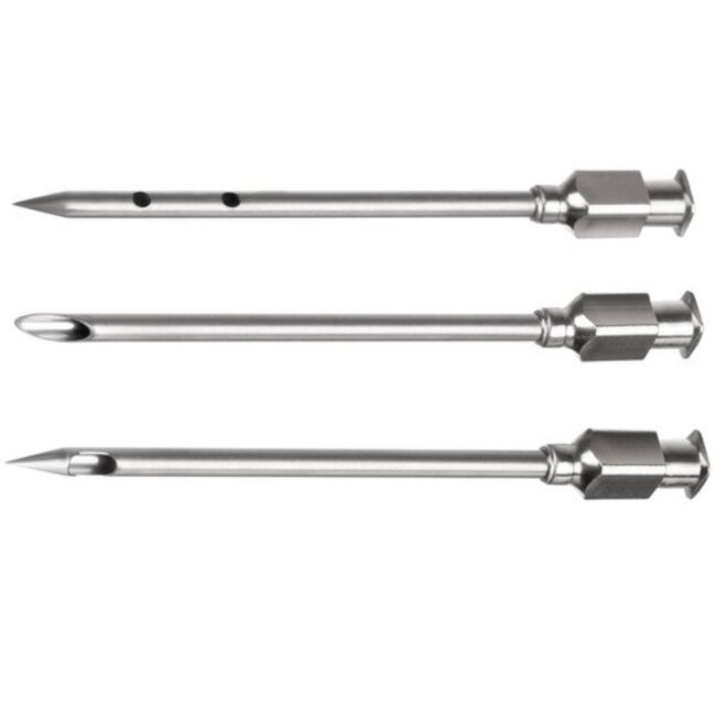 Ruhhy Vleesinjector Set – 3 Naalden – Voor Sappig en Perfect Gekruid Vlees – 50 ml Capaciteit