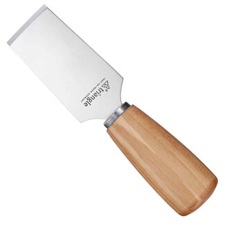 Triangle Parmezaan Kaasmes – Recht Lemmet – Essenhouten Heft Triangle Parmezaan Kaasmes – Recht Lemmet – Essenhouten Heft