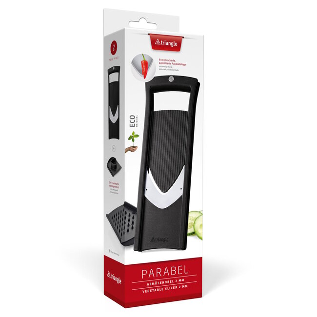 Triangle Mandoline voor Perfecte Plakjes – 2 mm Snijdikte – Veilig en Duurzaam