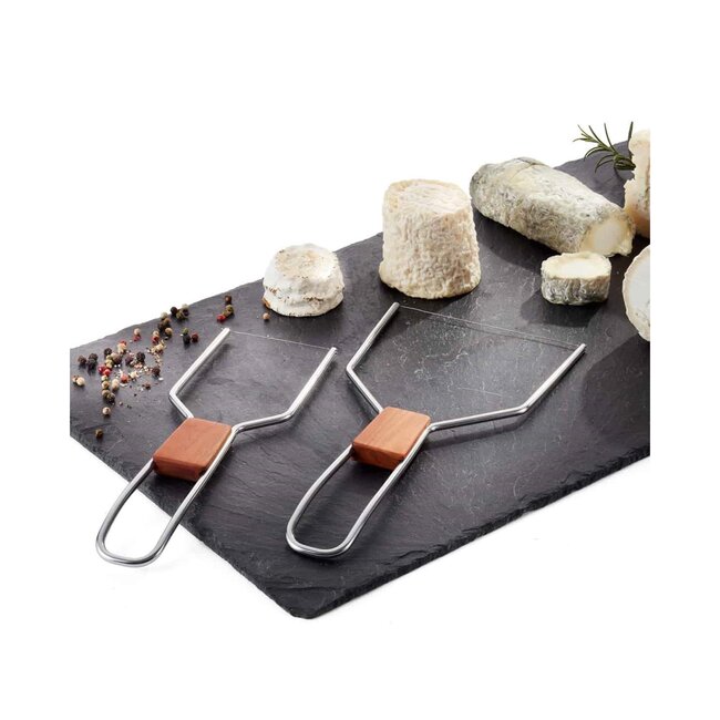 Triangle Pruimenhouten Kaassnijder 13 cm – Ideaal voor Zachte Kazen – FSC-gecertificeerd