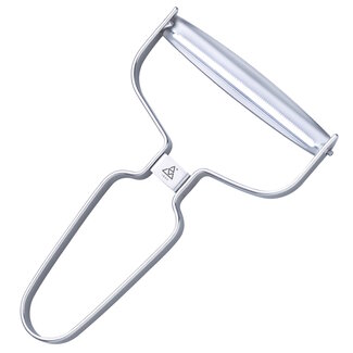 Triangle Professionele Dunschiller 90 mm – Roestvrij Staal met Kartelmes – Vaatwasserbestendig