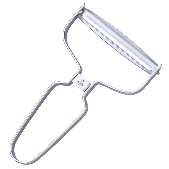 Triangle Professionele Dunschiller 90 mm – Roestvrij Staal met Kartelmes – Vaatwasserbestendig