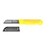 Solingen Schilmesje – RVS – Glad – 16 cm met Blade Cover – Citroen Geel