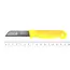 Solingen Schilmesje – RVS – Glad – 16 cm met Blade Cover – Citroen Geel