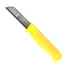 Solingen Schilmesje – RVS – Glad – 16 cm met Blade Cover – Citroen Geel – 10 stuks