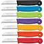 Solingen Schilmesje – RVS Glad – 16 cm met Blade Cover – Mix – 7 Stuks