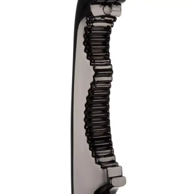 Ruhhy Stalen notenkraker – Softgrip handgrepen – Voor walnoten en hazelnoten – Zwart – 15,5 cm