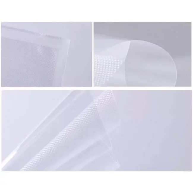 Ruhhy Vacuüm sealzakken – 20x30 cm – Diep reliëf – Transparant – 50 stuks