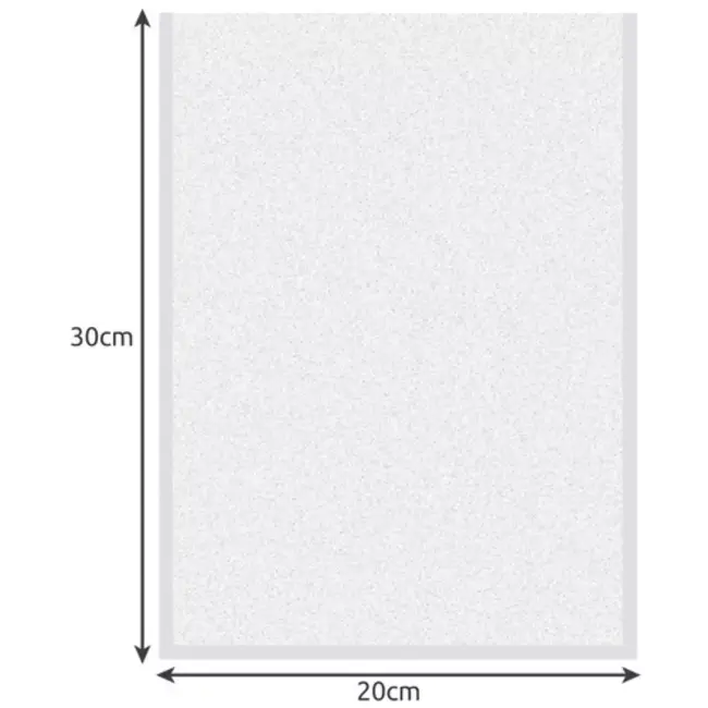 Ruhhy Vacuüm sealzakken – 20x30 cm – Diep reliëf – Transparant – 50 stuks
