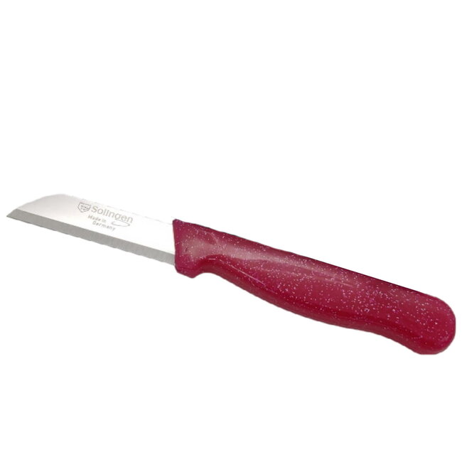 RÖR Solingen Schilmesje - RVS Glad - 15,5 cm - Diamant Glitter - Roze