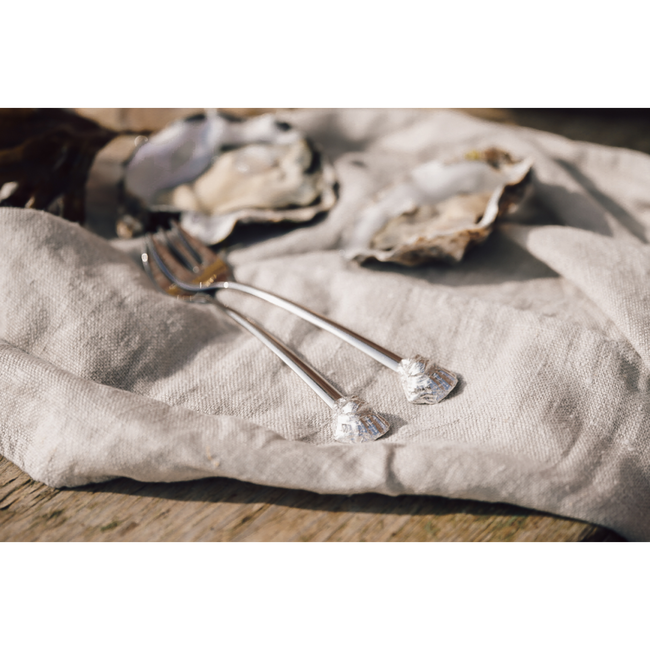 Anovi Luxe Oestervorkjes Set – Perfect voor Zeevruchten – 4 Stuks – Elegante Geschenkverpakking