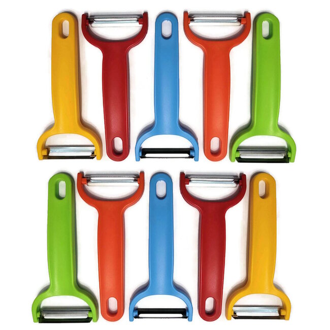 Gemea Dunschiller Y-Model – Kunststof – Mes 5 cm – Mix Kleur – 10 Stuks