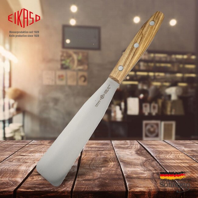 Eikaso Solingen G-Line Paletmes 18cm – Multifunctioneel en Semi Flexibel – Olijfhouten Handvat