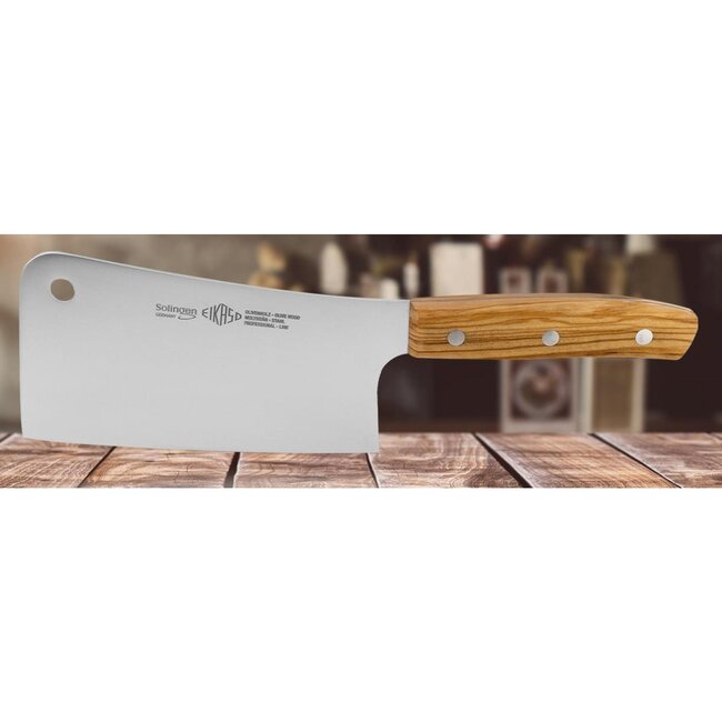 Eikaso Solingen G-Line Hakmes 16 cm – Duurzaam Molybdeenstaal met Olijfhouten Handvat