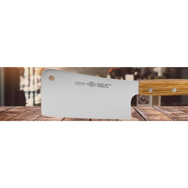 Eikaso Solingen G-Line Hakmes 16 cm – Duurzaam Molybdeenstaal met Olijfhouten Handvat