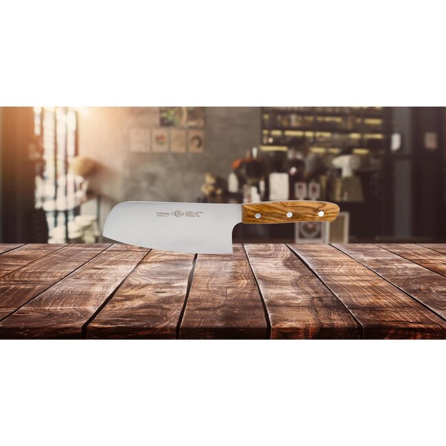 Eikaso Solingen Chinees Koksmes 17 cm – Olijfhouten Handvat – Molybdeenstaal