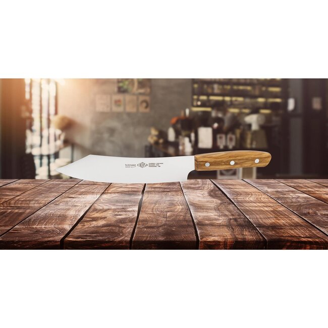 Eikaso Solingen Professioneel Koksmes 21 cm – G-Line – Olijfhouten Handvat – Molybdeenstaal