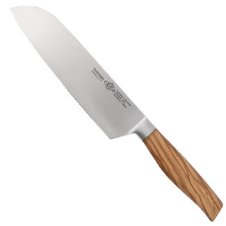 Eikaso Solingen Santoku Mes 20 cm – Gesmeed met Olijfhouten Handvat – Forged-Line
