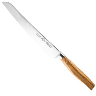 Eikaso Solingen Traditioneel Gesmeed Broodmes 22 cm – Olijfhouten Handvat Eikaso Solingen Traditioneel Gesmeed Broodmes 22 cm – Olijfhouten Handvat