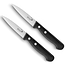 Déglon Professionele schilmessen set – graniet look – roestvrij staal – 8 cm – 2 stuks