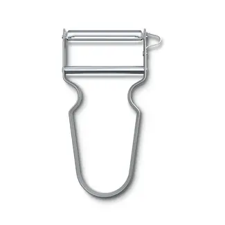 Victorinox REX Peeler – Iconische Dunschiller – Ultra-Scherp – Ergonomisch – Aluminium – Geborsteld
