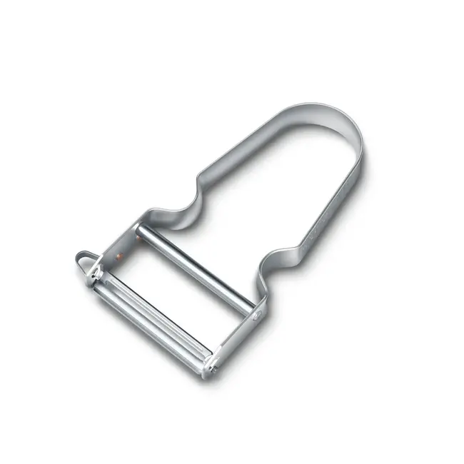 Victorinox REX Peeler – Iconische Dunschiller – Ultra-Scherp – Ergonomisch – Aluminium – Geborsteld