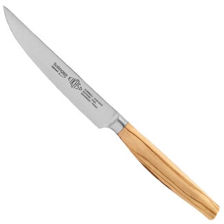 Eikaso Solingen Gesmeed Steakmes 12cm met Olijfhouten Handvat – Perfecte Snede