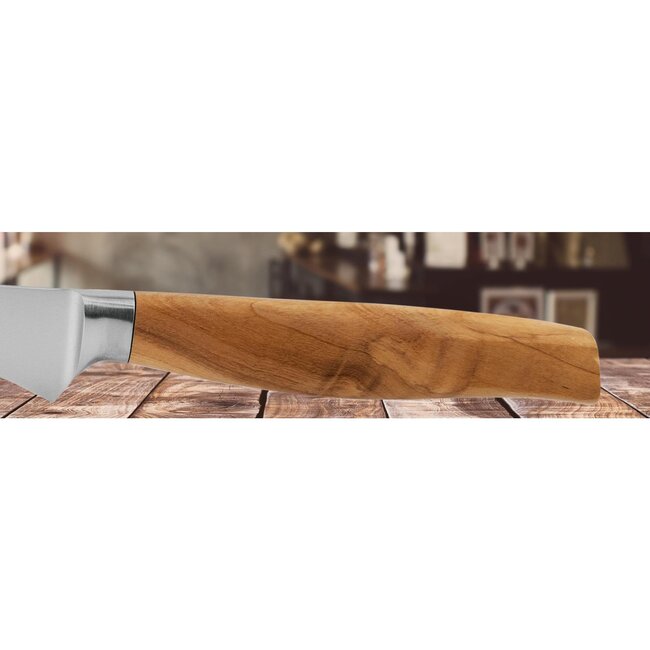 Eikaso Solingen Gesmeed Uitbeenmes 16cm – Olijfhouten Handvat – Precisie en Elegantie