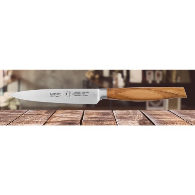 Eikaso Solingen Forged-Line officemes – 12cm – Olijfhouten handvat