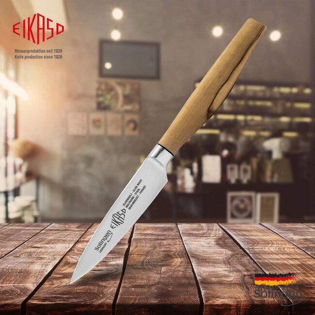 Eikaso Solingen Groentemes 9 cm – Forged Line – Olijfhouten Handvat – Solingen Scherpte
