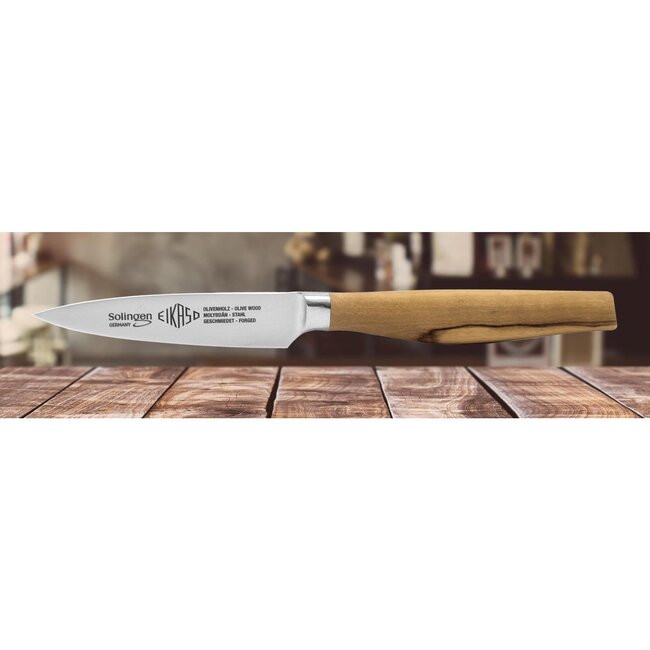 Eikaso Solingen Groentemes 9 cm – Forged Line – Olijfhouten Handvat – Solingen Scherpte