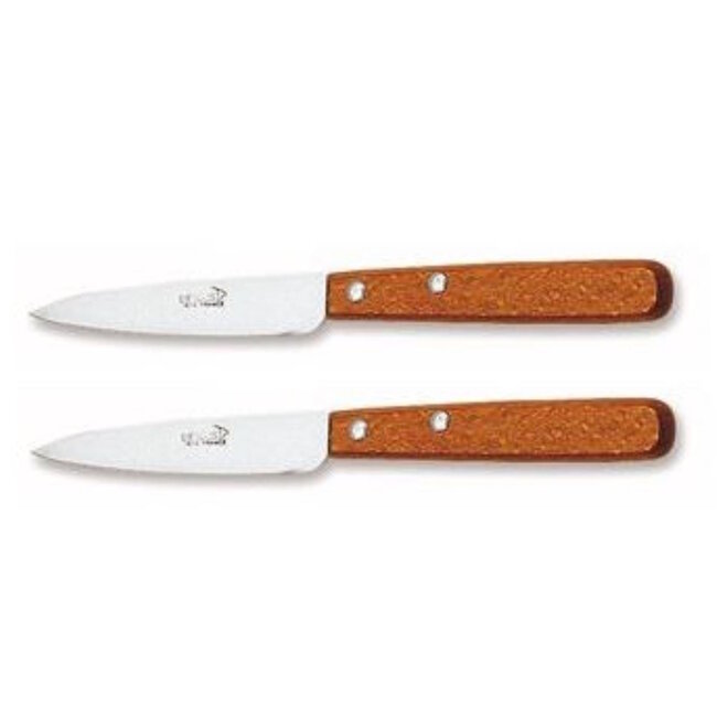 Déglon Schilmes – Vernist Beukenhout – Roestvrijstalen Lemmet – 10 cm – 2 stuks