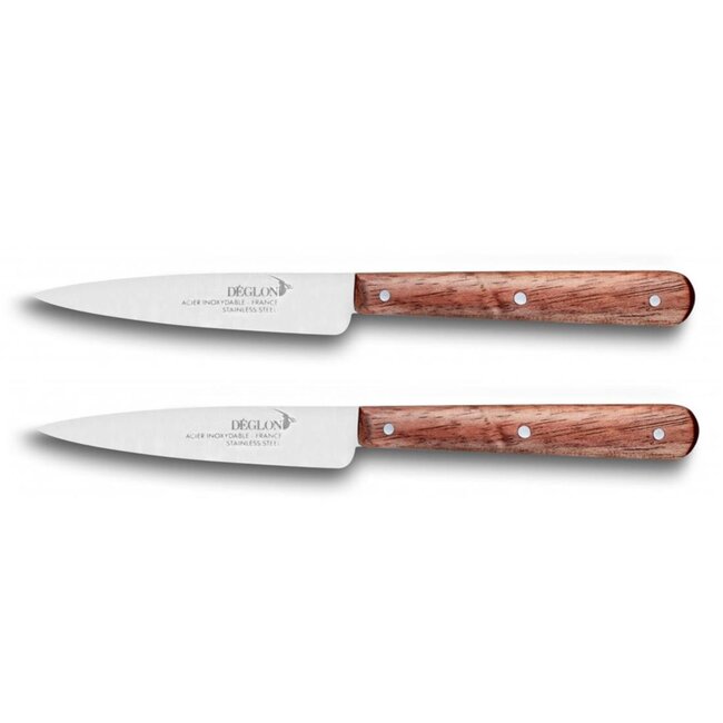 Déglon Schilmes – Volledige tang – Bubinga houten handvat – 8 cm – Set van 2