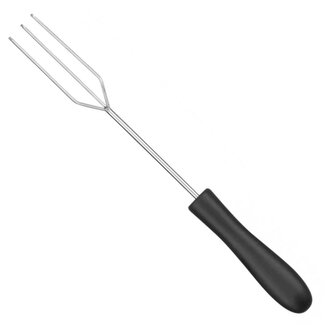 Déglon 3-tanden chocoladevork – precisie en duurzaamheid – zwart – 21 cm