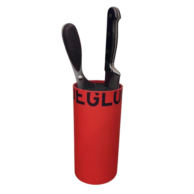 Déglon Grote messenhouder – Ruim en veilig – Polypropyleen – Rood – 23 cm hoog