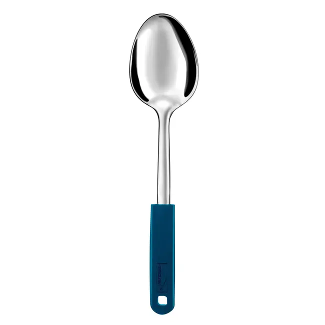 Déglon Volle opscheplepel – ergonomisch – roestvrij staal – 19 cm – blauw handvat